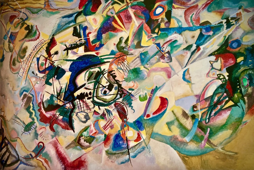 Reproductions D'art Étude sur la composition VII de Wassily Kandinsky