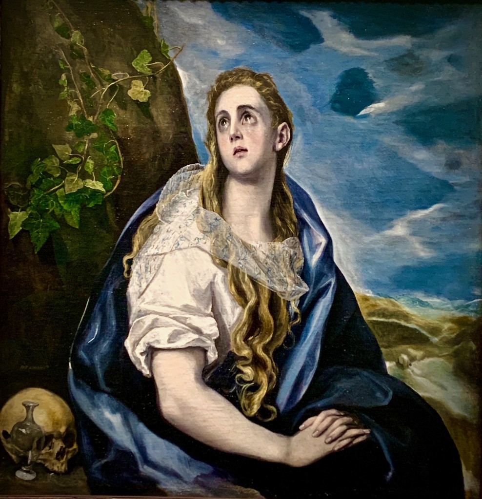 Sainte MarieMadeleine pénitente 1584 Greco Lumières des étoiles