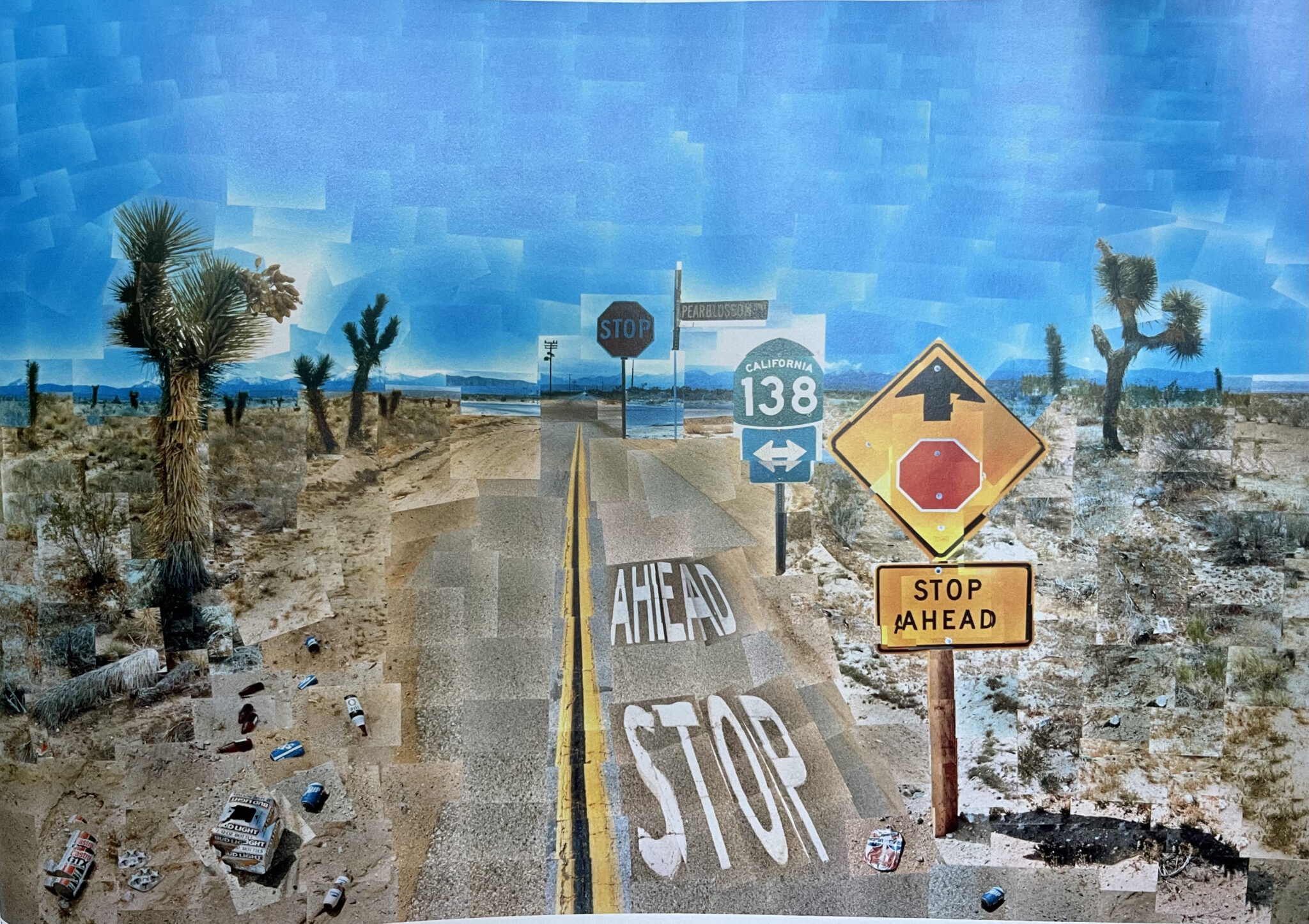 Pear blossom Highway, 1118 April 1986 David Hockney Lumières des