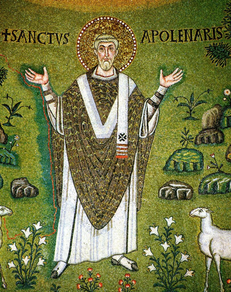 saint Apollinaire Saint Apollinaire et la Transfiguration Mosaïque