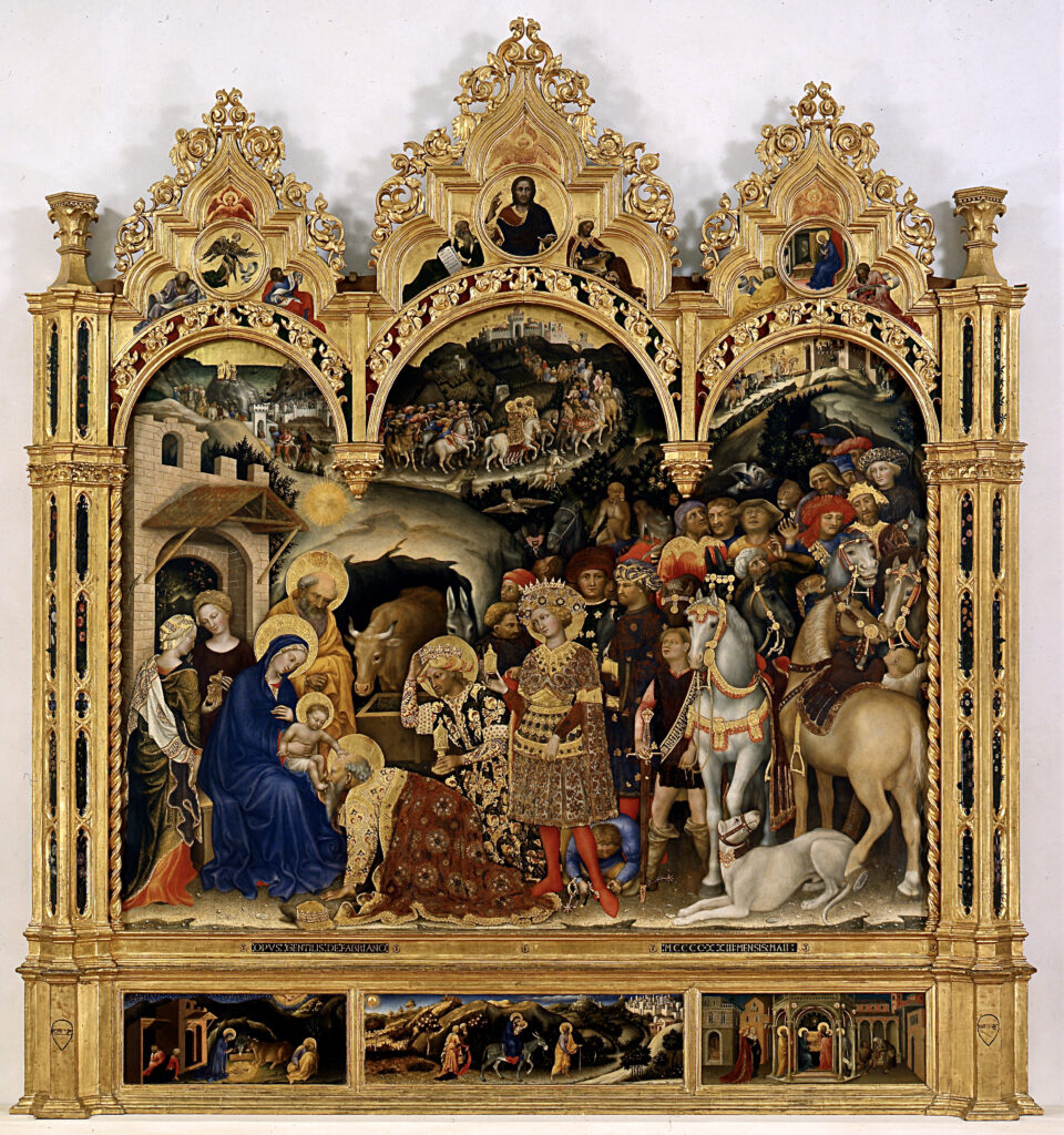L’adoration des Rois mages 1423 Gentile