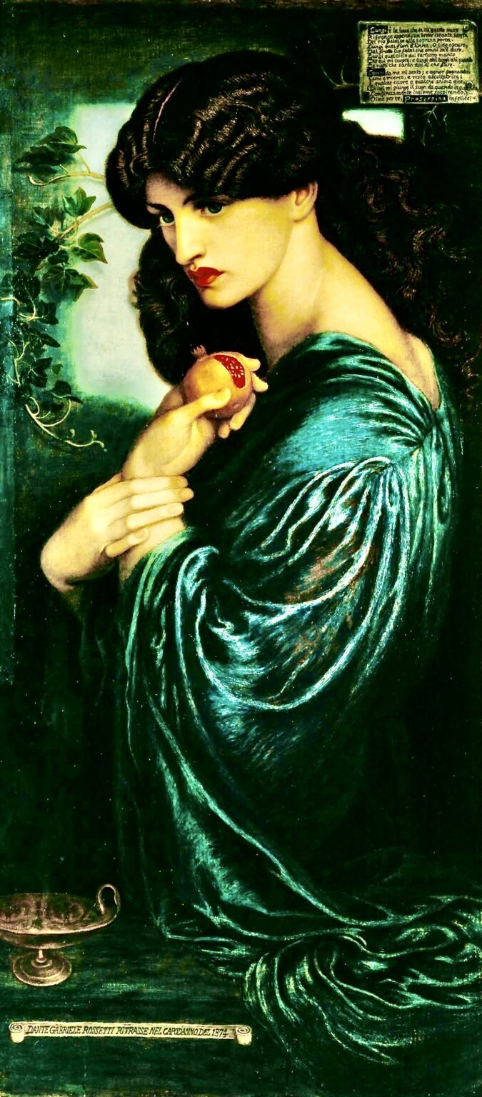 Proserpine 1874 Dante Gabriel Rossetti Lumières des étoiles