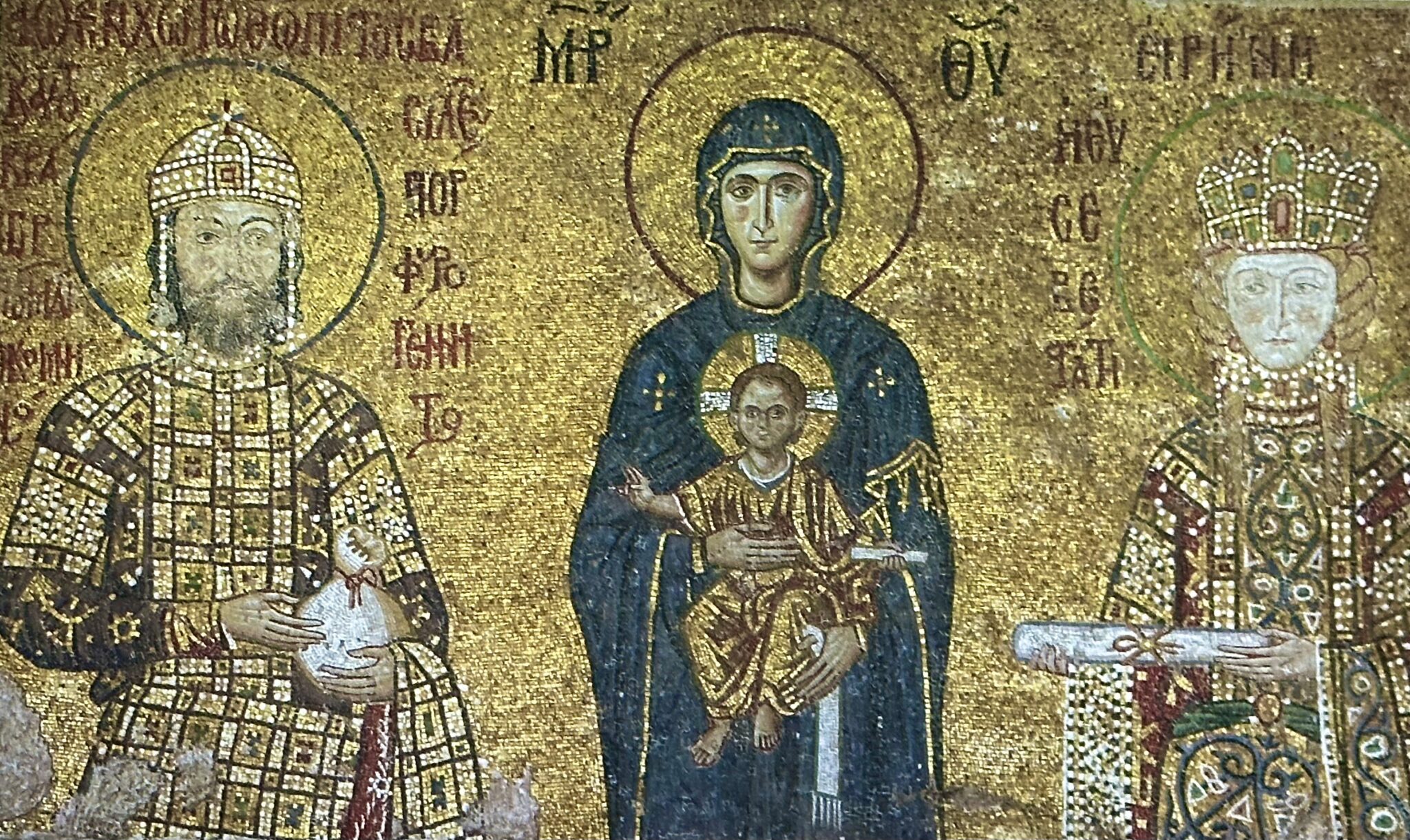 Vierge à l’Enfant entre l’empereur Jean II Comnène et l’impératrice