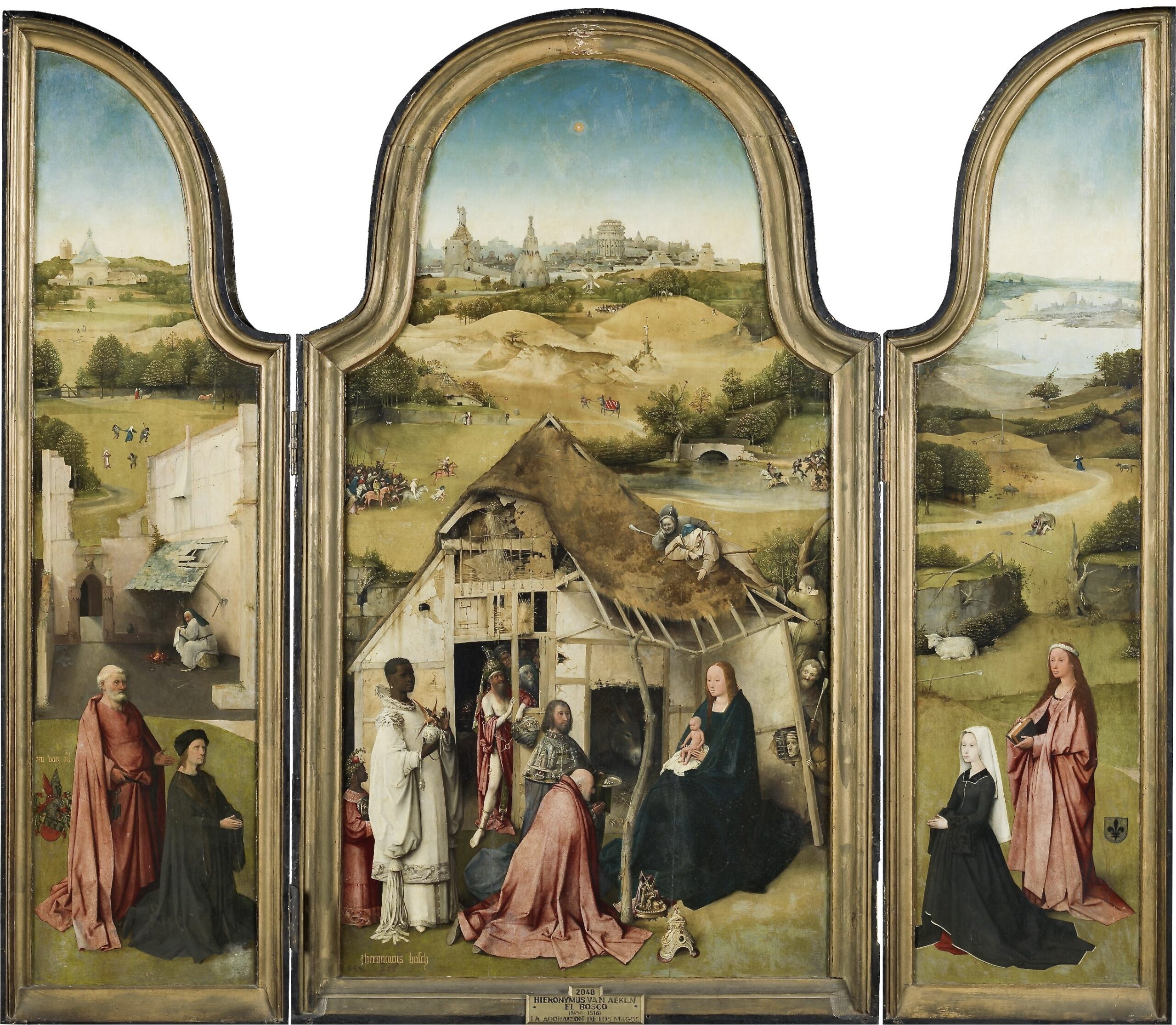 Triptyque De L adoration Des Mages 1494 J r me Bosch Lumi res Des 